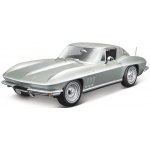 Maisto 1965 CHEVROLET CORVETTE metal svetlo modrý 1:18 – Sleviste.cz