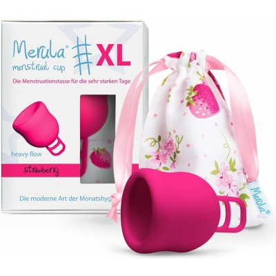 Merula Menstruační kalíšek XL Strawberry – Zboží Mobilmania