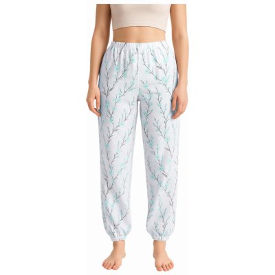 Holland bavlněné kalhoty Květuše 723 světle zelená – Hledejceny.cz