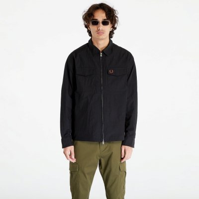 Fred Perry Zip Overshirt Black – Zbozi.Blesk.cz