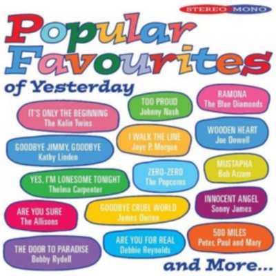 Various - Artists - Popular Favourites of Yesterday CD – Zbozi.Blesk.cz