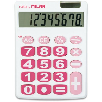 MILAN Kalkulačka stolní 8-místní 151708 bílá – Sleviste.cz