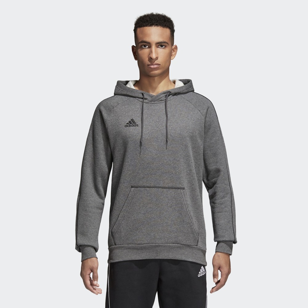 adidas Performance CORE18 HOODY Šedá / Černá