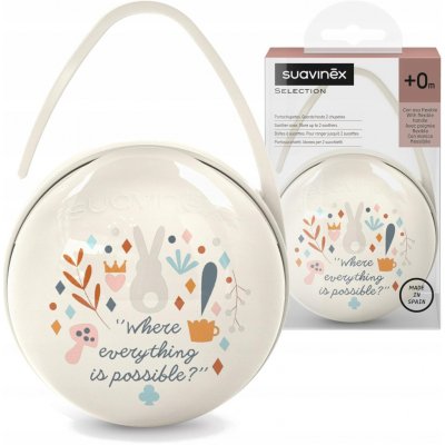 Suavinex duo krabička na šidítka Wonderland krémová – Zboží Dáma