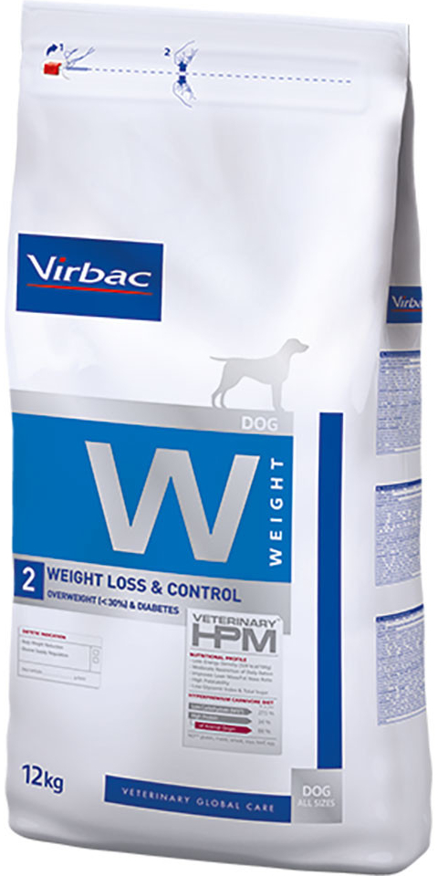 Virbac Veterinary HPM Dog Weight Loss & Control W2 12 kg