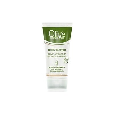 OliveBeauty medicare tělové máslo s olivovým olejem a výtažky z avokáda, dobromyslu krétského a fenyklu 30 ml