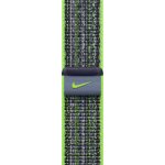 Apple Watch 41mm jasně zelený/modrý provlékací sportovní řemínek Nike MTL03ZM/A – Zboží Živě