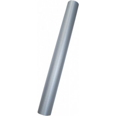 Fólie ozdobná 3D carbon stříbrný 100x152cm – Zboží Mobilmania