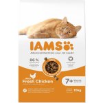Iams Cat Senior Chicken 10 kg – Hledejceny.cz