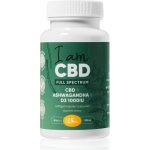 I AM CBD Full spectrum CBD 1 500 mg + vitamín D3 + ashwagandha 60 kapslí – Sleviste.cz