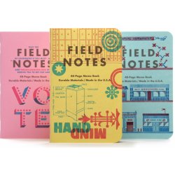 Pouzdro Field Notes United States of Letterpress C: Rick Griffith, Erin Beckloff, Starshaped Graph paper