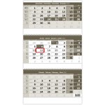 Nástěnný Helma Tříměsíční šedý 2026 – Zboží Mobilmania