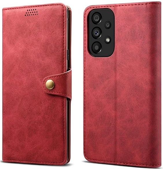 Pouzdro Lenuo Leather Samsung Galaxy A53 5G, červené