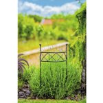 Opora pro rostliny CHRIS 70 x 28 x 15 cm kovová černá – Hledejceny.cz