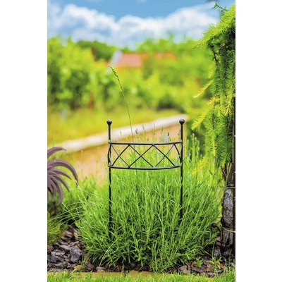Opora pro rostliny CHRIS 70 x 28 x 15 cm kovová černá – Hledejceny.cz