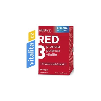 Red 3 péče o prostatu 4 x 90 kapslí – Hledejceny.cz