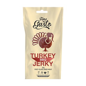 Fine Gusto Krůtí jerky BBQ 25 g