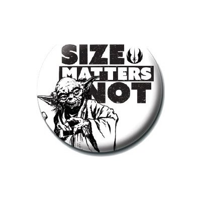 Pyramid International placka Star Wars Size Matters Not – Hledejceny.cz