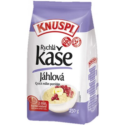 Knuspi Rychlá kaše jáhlová 250 g – Zbozi.Blesk.cz