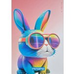 MITAMA Králík A4 linkovaný s okraji – Zboží Dáma