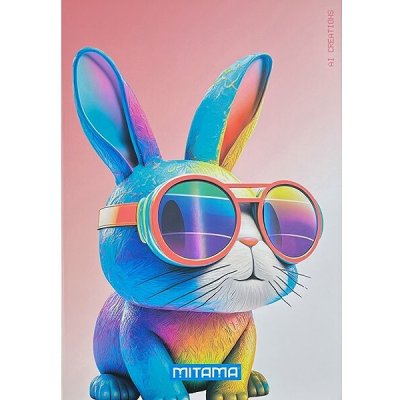 MITAMA Králík A4 linkovaný s okraji – Zboží Dáma