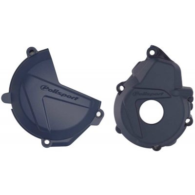 POLISPORT sada krytu alternátoru a spojky HUSQVARNA FE 250/300 17-18 barva tmavě modrá | Zboží Auto