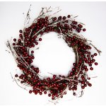 DECOLED Věnec z červených bobulek 40 cm – Zboží Dáma