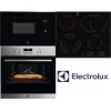 Set domácích spotřebičů Set Electrolux EOF4P74X + EHF6547FXK + LMS2203EMX