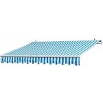 Sunfun Výsuvná markýza, modro-bílá, 4 x 2,5 m 24870346 – Zbozi.Blesk.cz