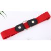 Pásek Davay Trix pružný elastický pásek do kalhot až Červená
