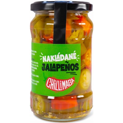 ChilliMaga Nakládané Jalapeños 350 g – Zboží Dáma