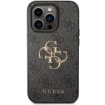 Guess 4G Metal Logo Apple iPhone 15 Pro šedé