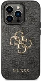 Guess 4G Metal Logo Apple iPhone 15 Pro šedé