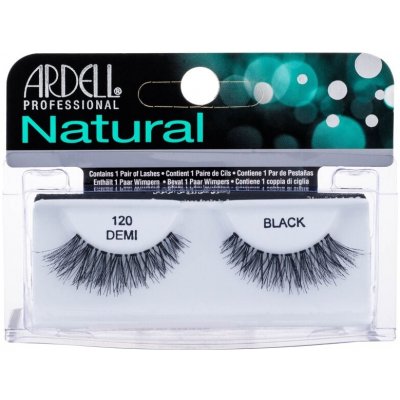 Ardell Natural Demi 120 Black umělé řasy Natural 2 páry + lepidlo na řasy Duo 2,5 g + aplikátor dárková sada – Zboží Mobilmania