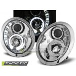 Tuning-Tec Přední čirá LED světla Mini I One | Cooper | Cabrio (2001 - 2008) - chromované - Angel Eyes – Hledejceny.cz
