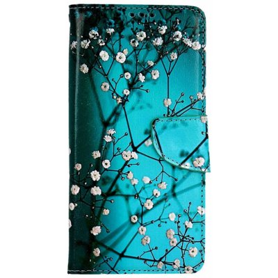 Pouzdro TopQ Xiaomi Redmi Note 11 Pro 5G knížkové Modré s květy