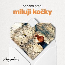 Origami přání - Miluji kočky zrzeček