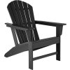 Zahradní židle a křeslo tectake Zahradní židle - černá