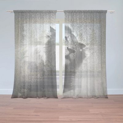 Sablio Záclony Mokrý lev: 2ks 150x250cm – Hledejceny.cz