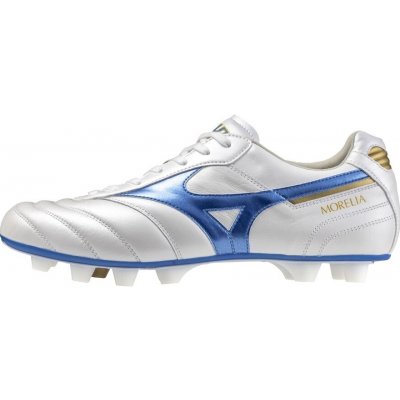 Mizuno MORELIA II ELITE FG White/Laser Blue/Gold – Zbozi.Blesk.cz