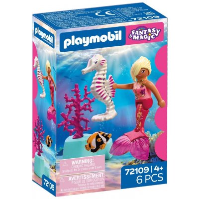 PLAYMOBIL 72109 Mořská panna s mořským koníkem – Zboží Živě