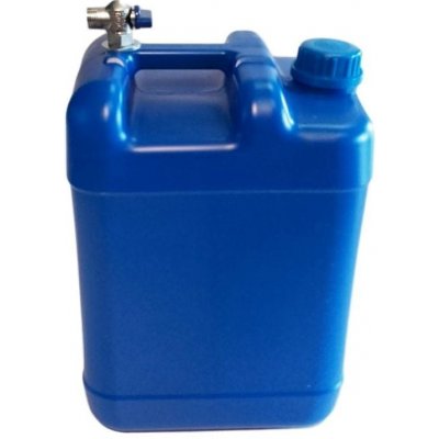 GIZ-TRANS Plastový kanystr na vodu s kovovým kohoutkem 20 l modrý