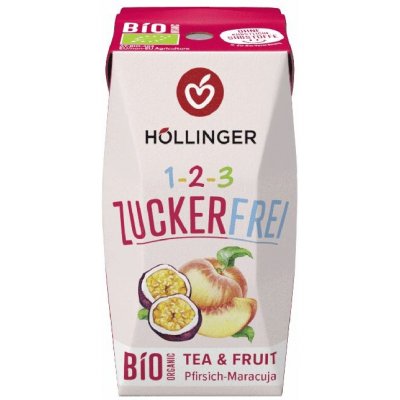 Hollinger broskvový nápoj s marakujou bez přidaného cukru 200 ml – Sleviste.cz