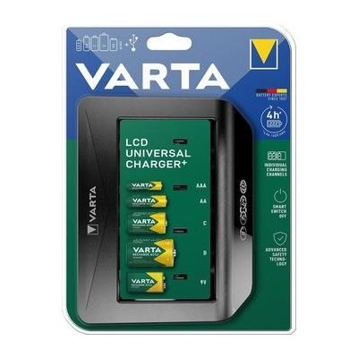 VARTA VARTA Universal 1-4 AA, AAA, C, D, 1x 9V, 1x USB, 4hodiny, 57688