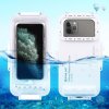 Pouzdro a kryt na mobilní telefon Pouzdro SES Profesionální vodotěsné pro šnorchlování a potápění až do 40m iPhone 7 - bílé