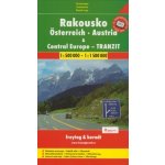 Automapa Rakousko a Střední evropa tranzit 1:500 00 1:1 500 000 – Zboží Dáma