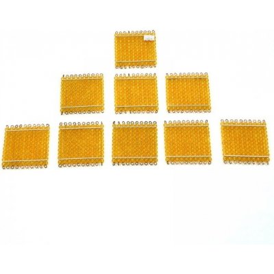 Montessori C155 9 zlatých perlových stovkových čtverců – Zboží Dáma