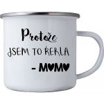 Bohemia Gifts Plechový smaltový hrnek s potiskem v krabičce pro maminku 350 ml – Sleviste.cz