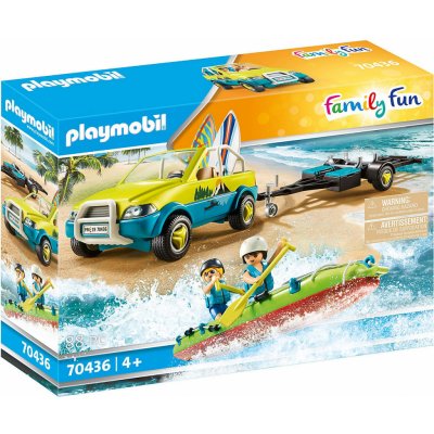 Playmobil 70436 Plážové auto s přívěsem pro kánoi – Zboží Živě