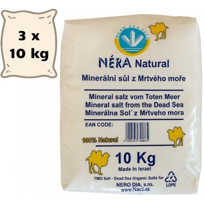 NÉRA NATURAL Sůl z Mrtvého moře 30 Kg – Hledejceny.cz